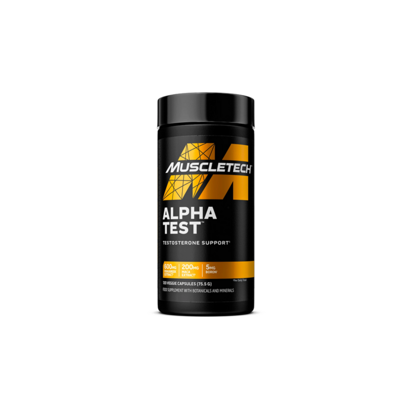 Alpha Test – MuscleTech 120 gélules Booster Naturel de Testostérone pour Hommes Alpha Test – MuscleTech 120 gélules Booster Naturel de Testostérone pour Hommes